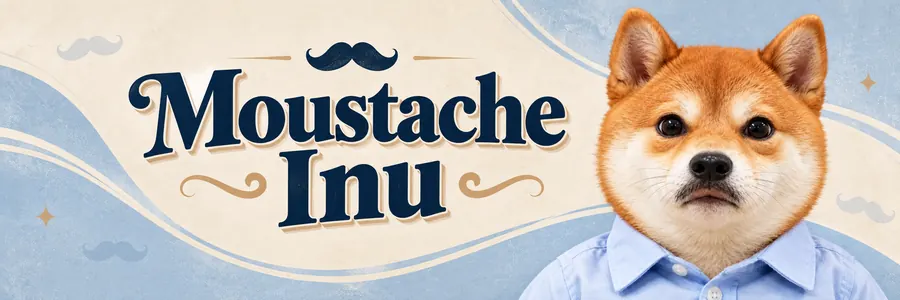 Moustache Inu wordmark